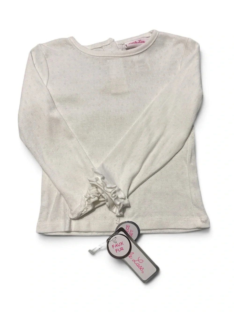 LITTLE LASS GIRLS 3 PIECE OUTFIT (VEST TOP LEGGINGS) SET Size 2T